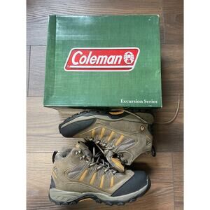 Coleman Kong 3 Hiking Boots Men's Size 9.5 Orange Brown Black Condition Is New